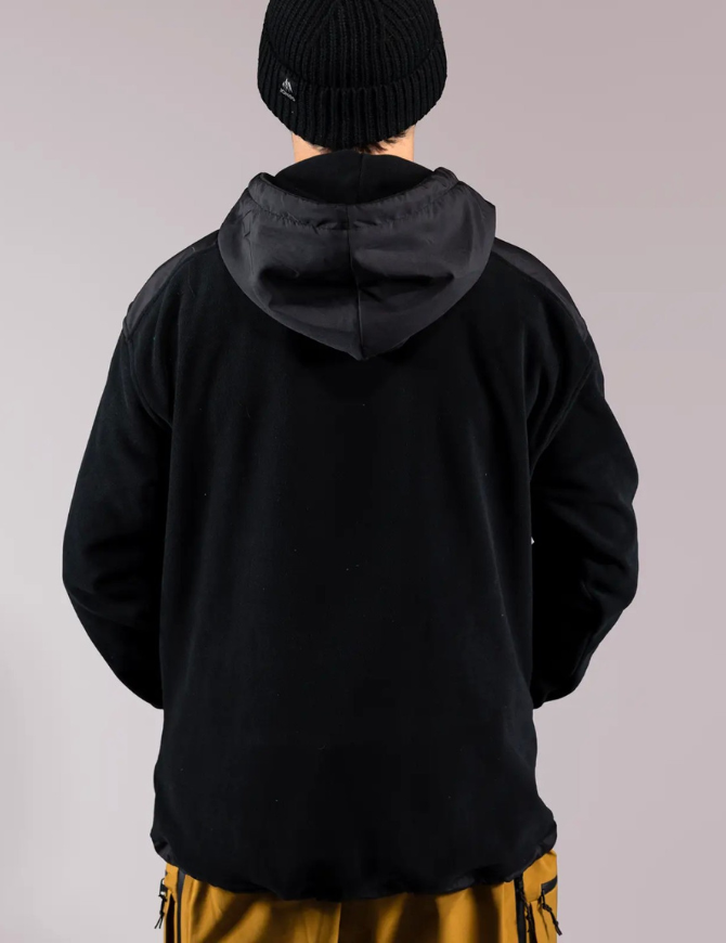 Jones Recycled Men's Fleece Hoodie 2025 | Stealth Black